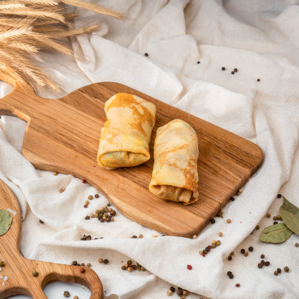 Блинчики с творогом